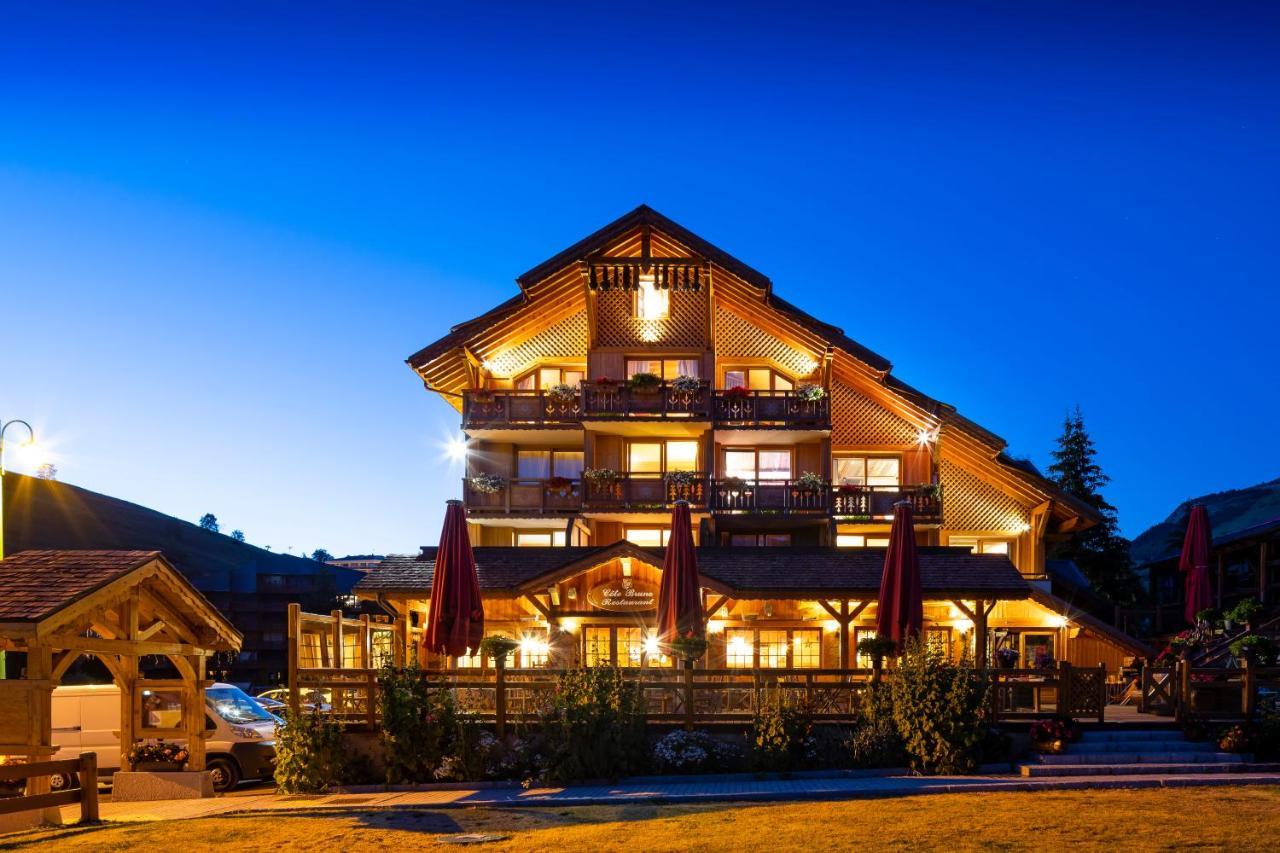 Hotel Cote Brune Les Deux Alpes Exterior photo