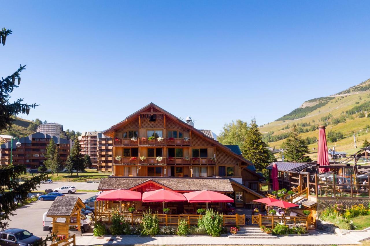 Hotel Cote Brune Les Deux Alpes Exterior photo