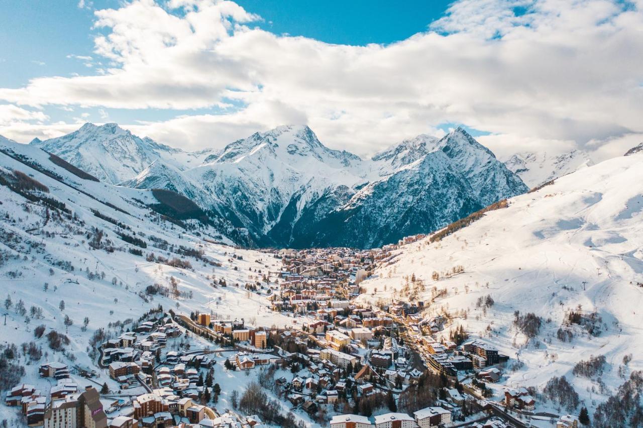 Hotel Cote Brune Les Deux Alpes Exterior photo